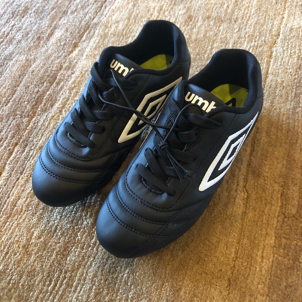 Black Umbro cleats